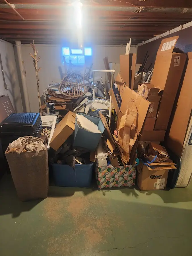 Roll-off dumpster container at job site for Roll Off Dumpster Rental in Napa